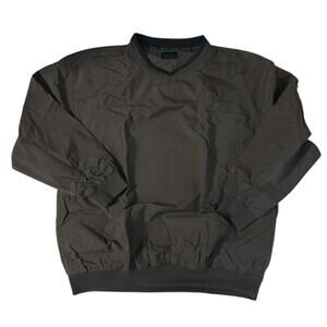 Vintage Tartan Pullover Windbreaker Dark Green Cozy Lined Adventure-Ready